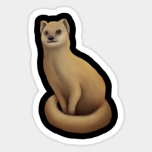 Yellow Mongoose Sticker